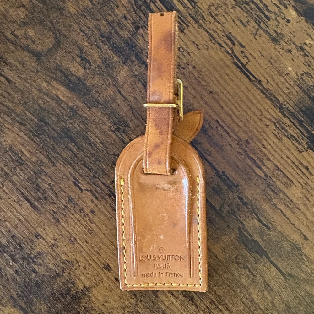 Louis Vuitton Luggage Tag Vintage - Picture 1 of 5